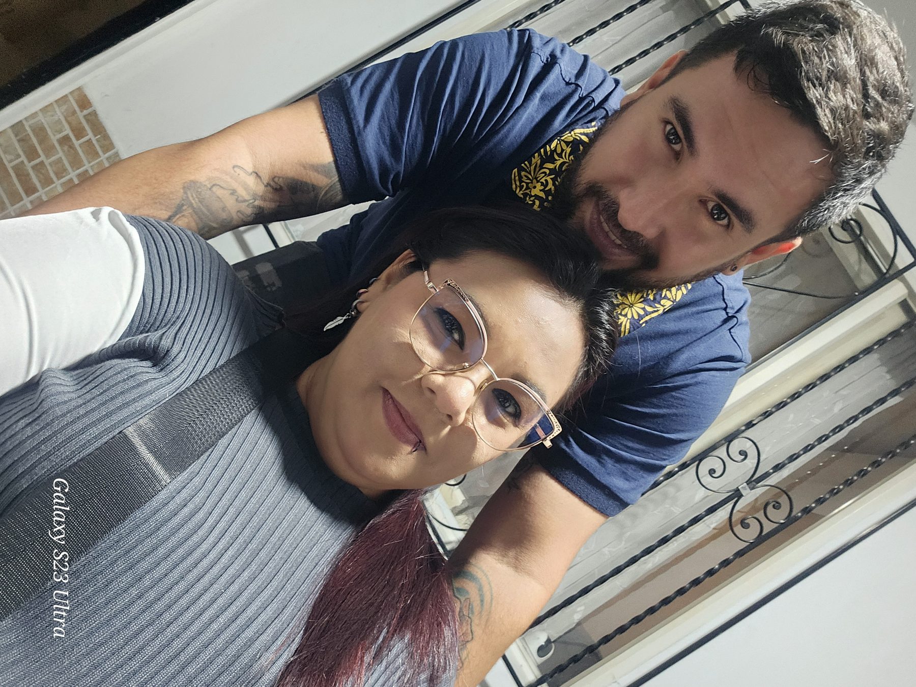 Fabián y María Fernanda juntos